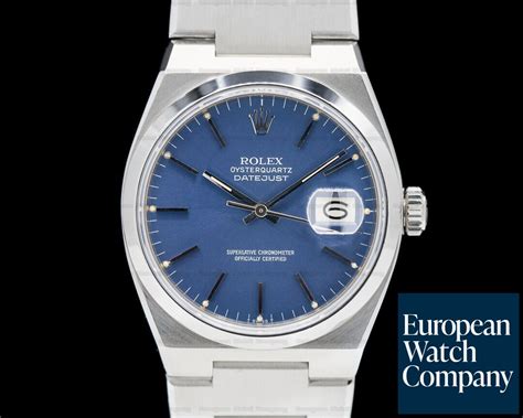 rolex oister quarz 17000 blu dial|Rolex Oysterquartz Reference 17000A .